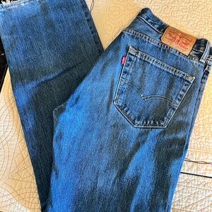 Levi's 505 Men's Straight Blue Jeans